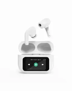 HEADSET BLUETOOTH/WHITE TWS-LCD-ANC-01-W GEMBIRD