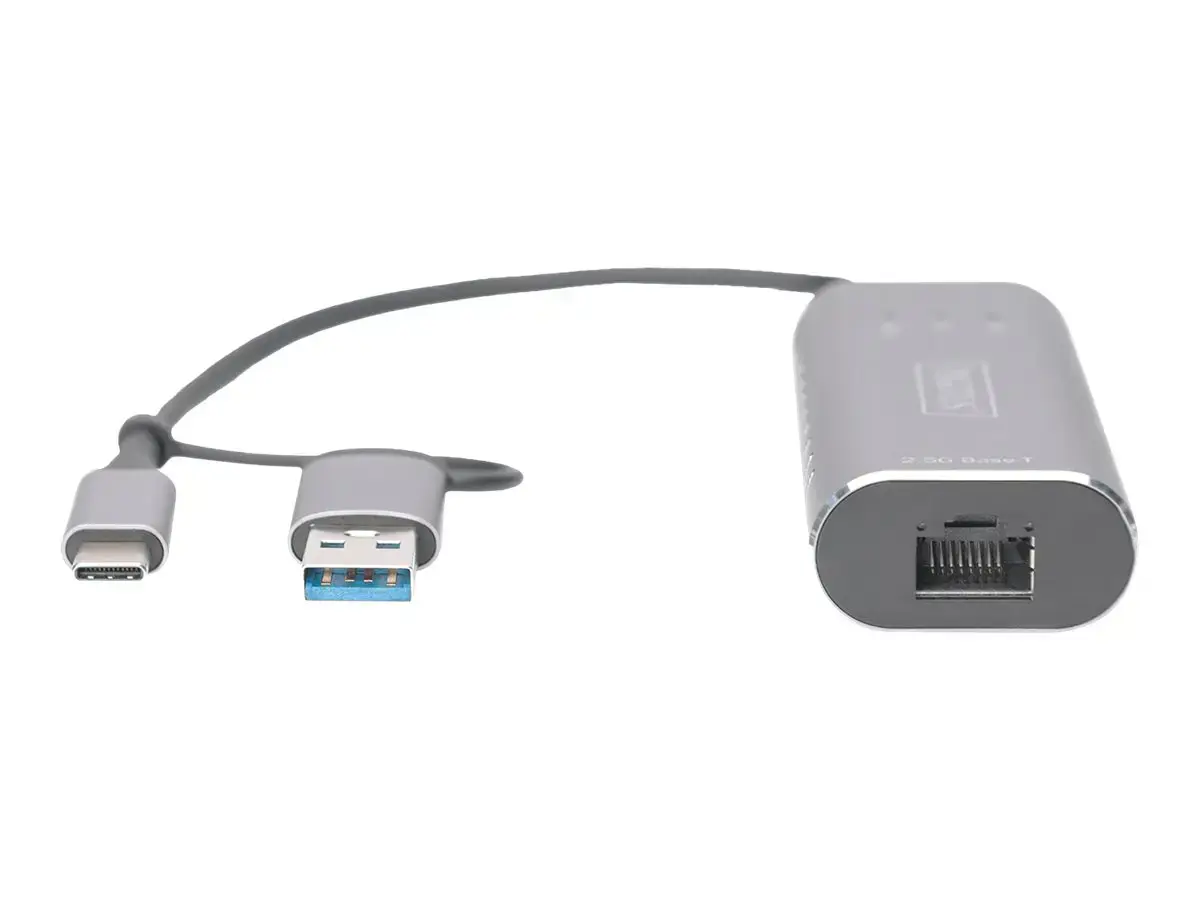 DIGITUS USB3.0/USB C 3.1 į 2,5G Ethernet adapteris