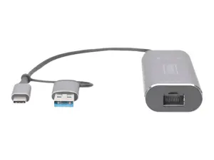 DIGITUS USB3.0/USB C 3.1 į 2,5G Ethernet adapteris