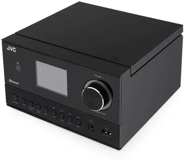 JVC UX-E225B Mini hi-fi system Black
