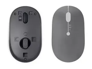 "Lenovo Go" belaidis daugiafunkcis įrenginys, dvipusis, optinis, RF belaidis + "Bluetooth" + A tipo USB, 2400 DPI, pilkas