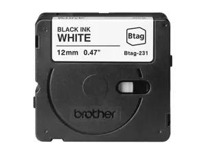 Brother BTAG-231, Black on white, Philippines, 5 year(s), Brother, P-touch PT-N10, PT-N20, PT-N25BT…