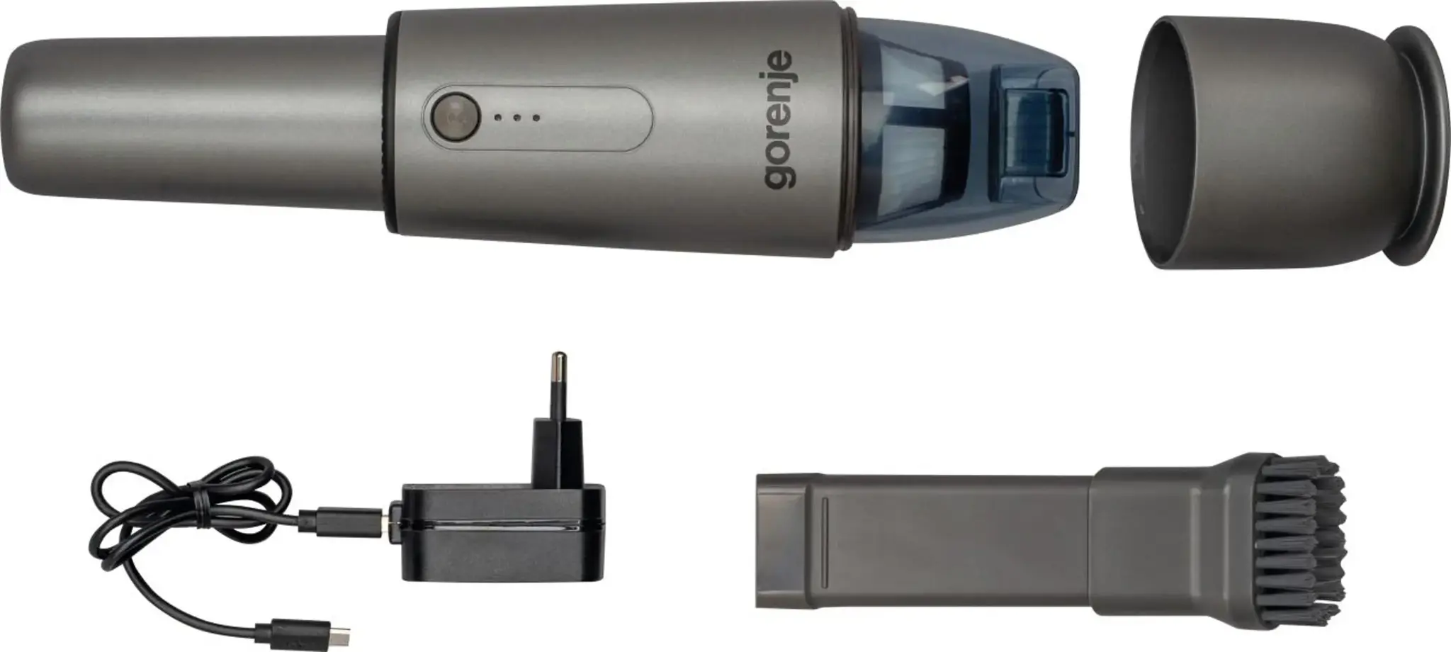 Gorenje Vacuum Cleaner | MVC72HGA | Cordless operating | Handheld | 70 W | Operating time (max) 12 min | Anthracite