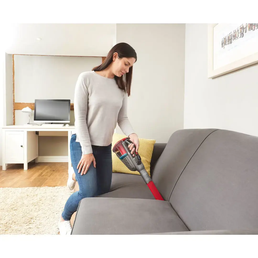 "Black &amp; Decker Dustbuster" juodas, raudonas dulkių siurblys be maišelio