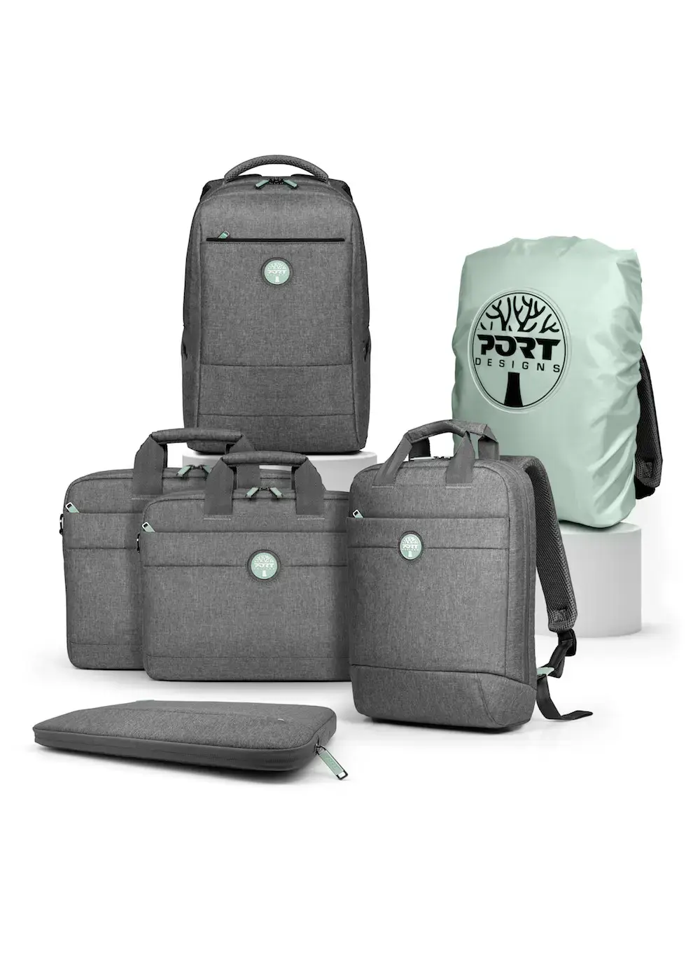 Port Designs YOSEMITE Eco nešiojamojo kompiuterio dėklas 35,6 cm (14") kuprinė Grey