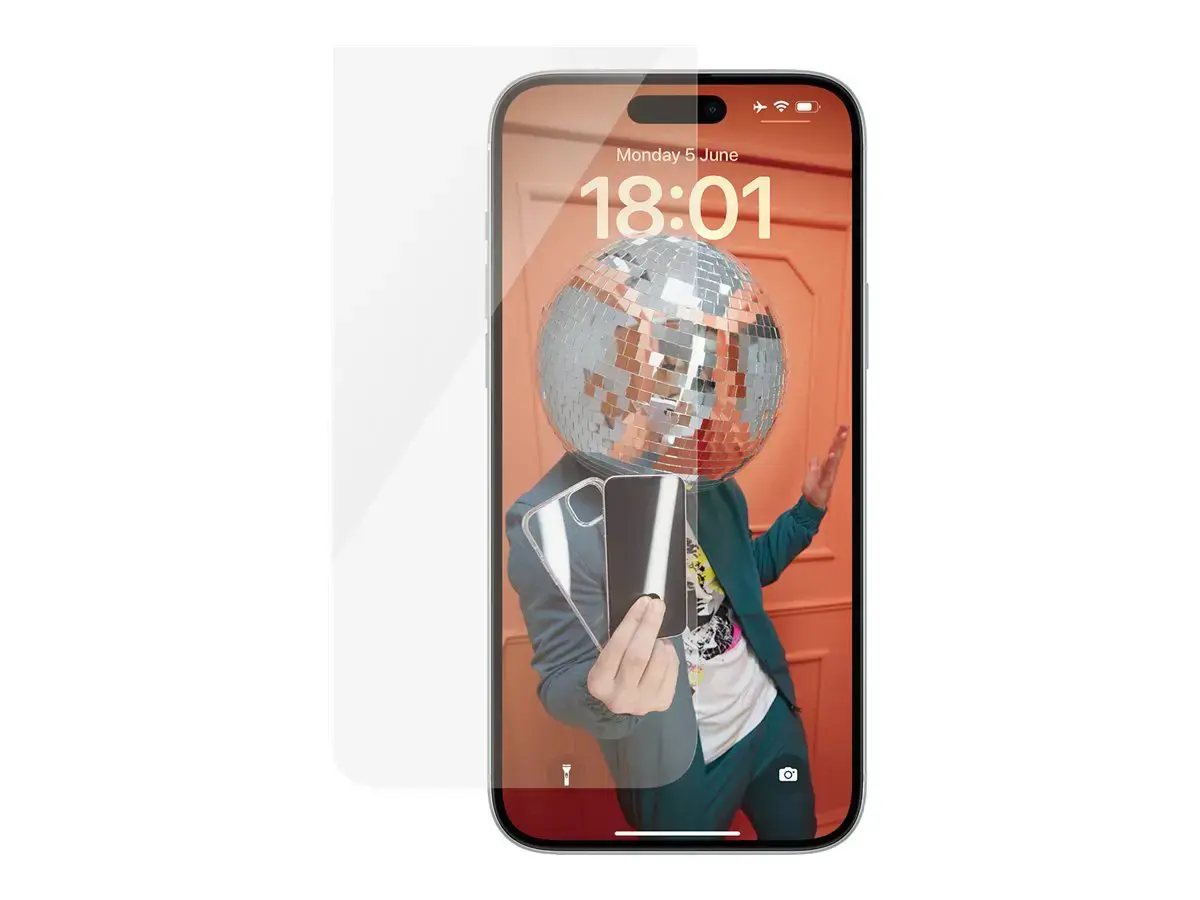 TEMPERED stiklo ekrano apsauga "Apple iPhone 15 Plus" (skaidri)