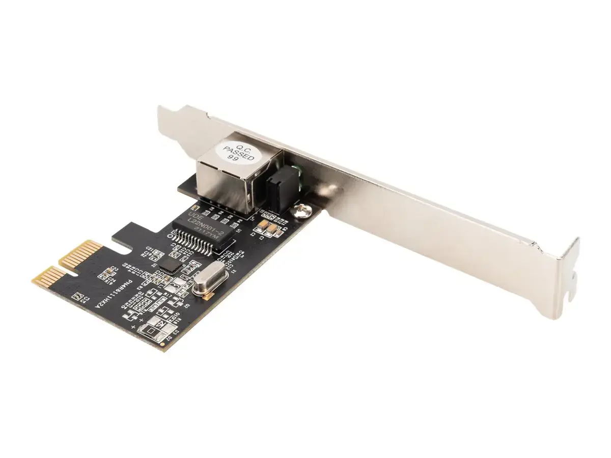 DIGITUS Gigabit Ethernet PCI Express kortelė 32 bitų žemo profilio laikiklis Realtek RTL8111H