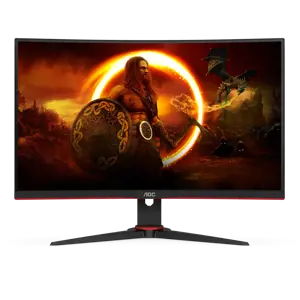 Monitorius AOC G2 C24G2AE/BK, 59.9 cm (23.6"), 1920 x 1080 pixels, Full HD, LED, 1 ms, Black, Red