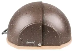 Oval bread bin MR-1678G-BROWN MAESTRO