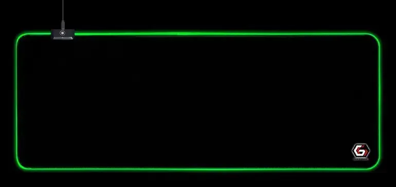 GEMBIRD MP-GAMELED-L Žaidimų pelės kilimėlis su LED šviesos efektu L dydis 300 x 800 mm