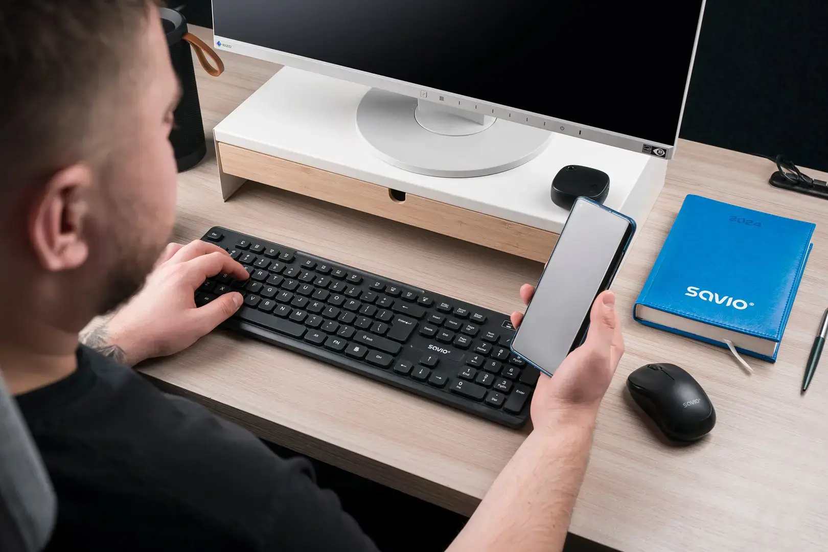 Savio KB-02 keyboard Home/Office USB QWERTY Black