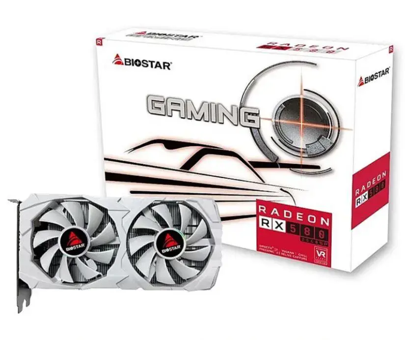 Vaizdo plokštė BIOSTAR Radeon RX 580 8 GB, GDDR5, VA5825RQ82