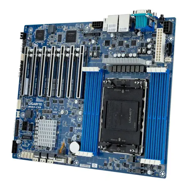 Motherboard - Gigabyte MS03-CE0 1x LGA4677 Intel Xeon Max Intel Xeon Scalable Gen 4/5 Intel C741