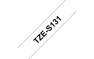 Brother TZeS131, TZ, 8 m, 1 vnt., lizdinė plokštelė, 1,2 cm