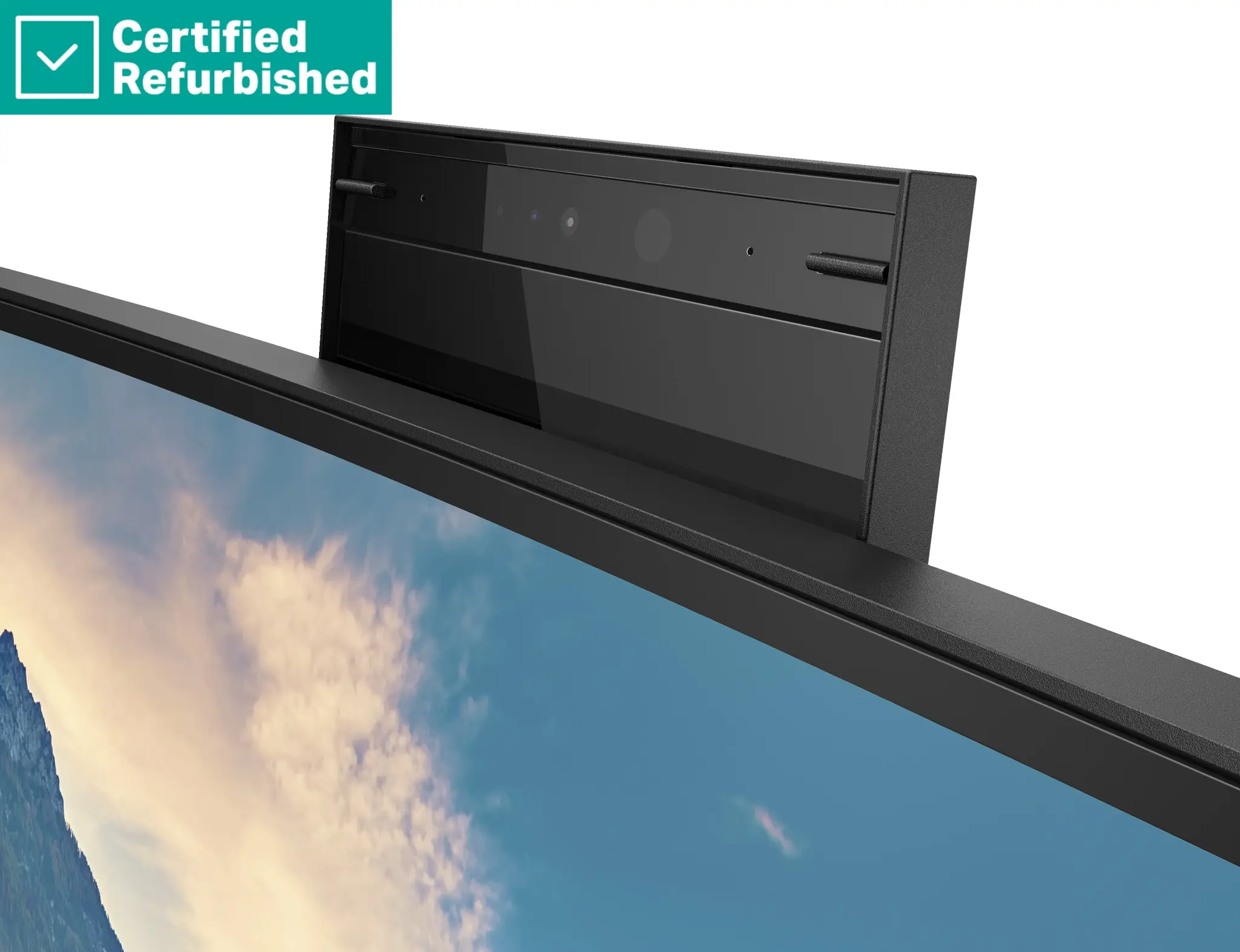 RENEW SILVER HP E34m G4 Curved Conferencing Monitor - 34" 3440x1440 WQHD 400-nit 75Hz AG, Curved, VA, USB-C(65W)/HDMI/DisplayPort, 4x USB-A, speakers, 5MP webcam, RJ-45 LAN, height adjustable/tilt/swivel, 1 years