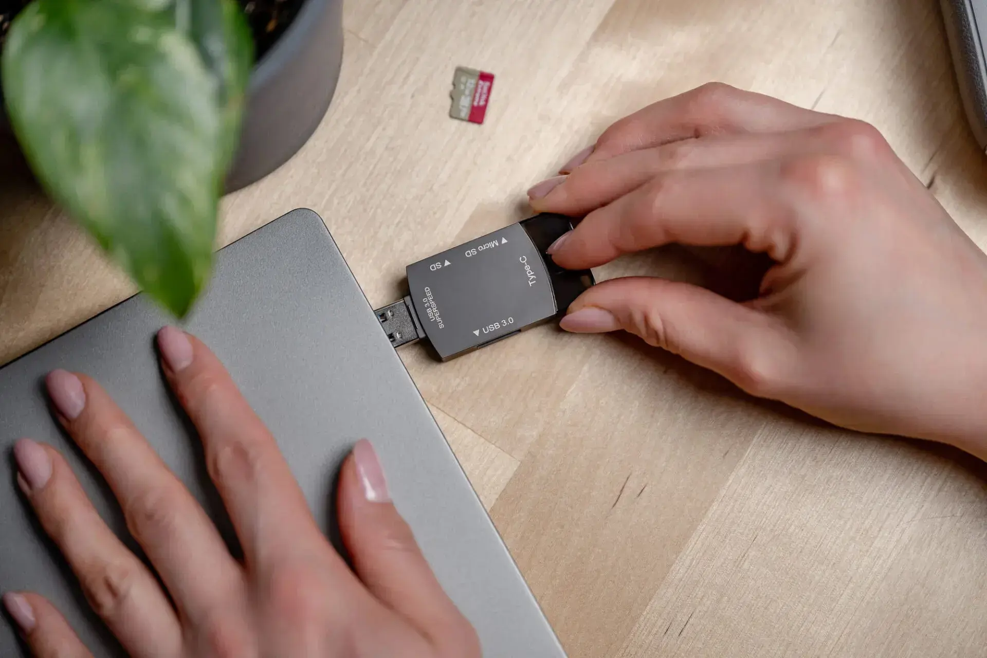 "Newell" atminties kortelių skaitytuvas Hub OTG 3in1