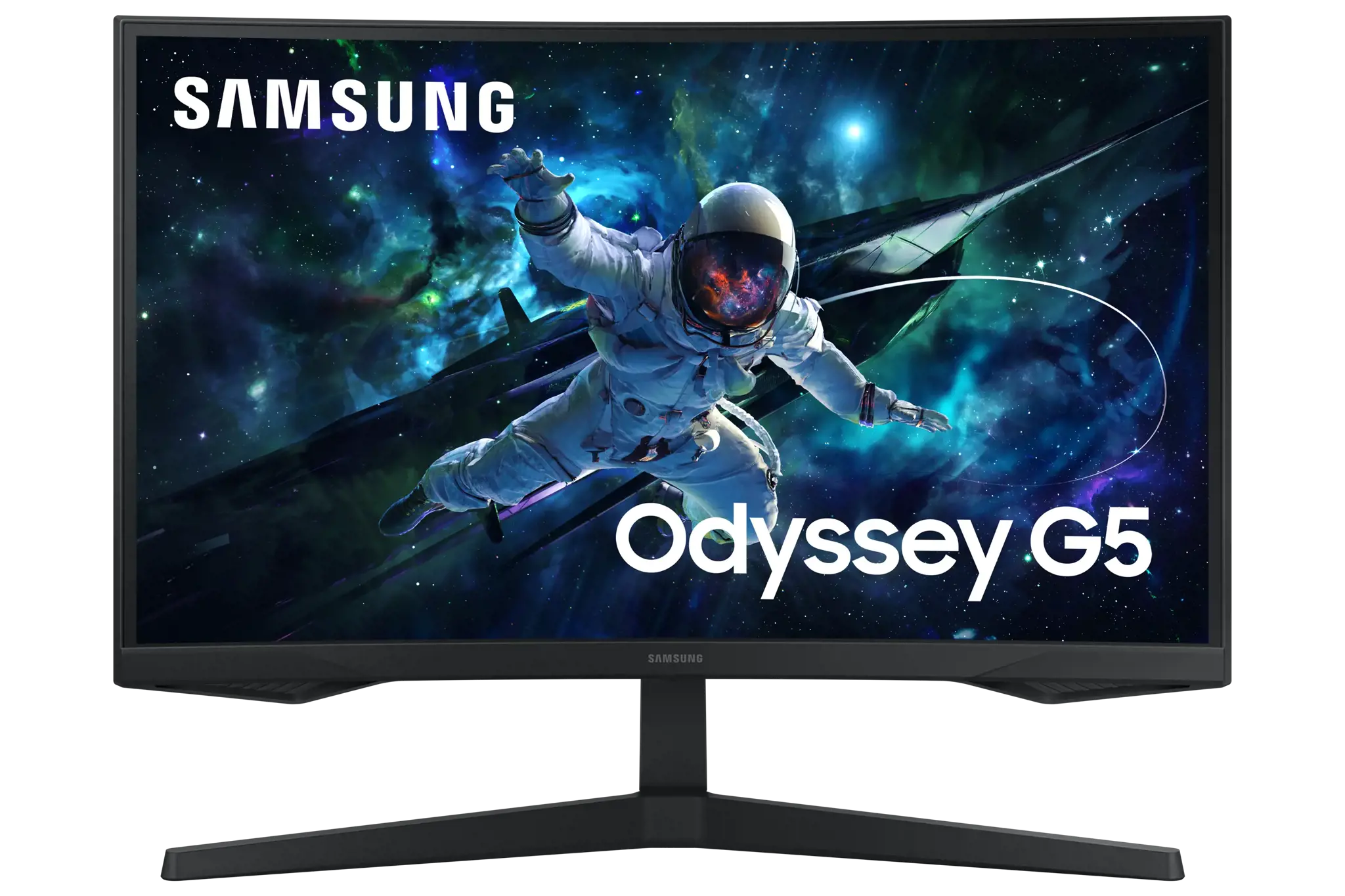 Samsung G55C, 68.6 cm (27"), 2560 x 1440 pixels, Quad HD, LED, 1 ms, Black