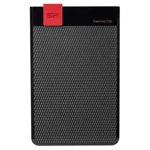 SILICONPOW SP010TBPHDD3SS3K Išorinis kietasis diskas Silicon Power Diamond D30 1TB USB 3.0, itin plonas, 7 mm, IPX4, juodas