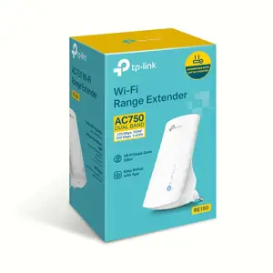 TP-LINK AC750 "Wi-Fi" diapazono ilgintuvas Sieninis 3 vidinės antenos 433Mb/s 5GHz + 300Mb/s 2,4GHz diapazono ilgintuvo režimas WPS