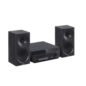 AKAI AM-301B System 40W (2x20W) CD MP3 BT USB FM 40 presets AUX RCA, black