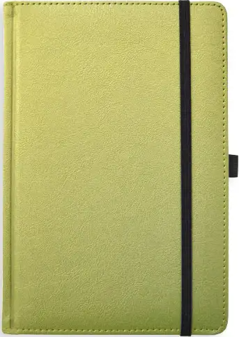 Kalendorius - užrašinė  UNIVERSAL BLACK EDITION, PU, A5, be datų, salotinė