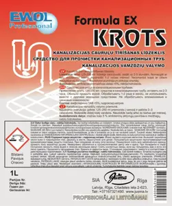 Valiklis vamzdžiams EWOL Professional Formula EX (Krot), skystas 1l