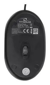 TITANUM TK106 rinkinys - USB klaviatūra + pelė Juoda