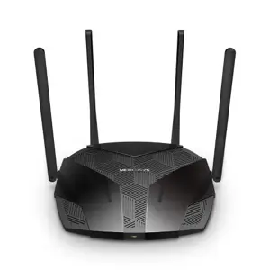 TP-Link MR70X, "Wi-Fi 6" (802.11ax), dviejų dažnių (2,4 GHz / 5 GHz), Ethernet LAN, juodas, stalinis maršrutizatorius