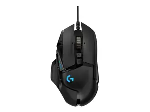 LOGITECH G502 laidinė žaidimų pelė - HERO - BLACK - USB - EWR2