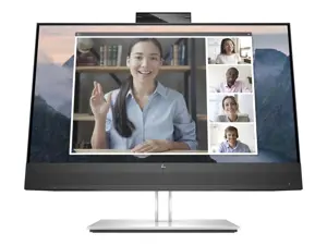 Monitorius HP E24mv G4, 60.5 cm (23.8"), 1920 x 1080 pixels, Full HD, 5 ms, Black, Silver
