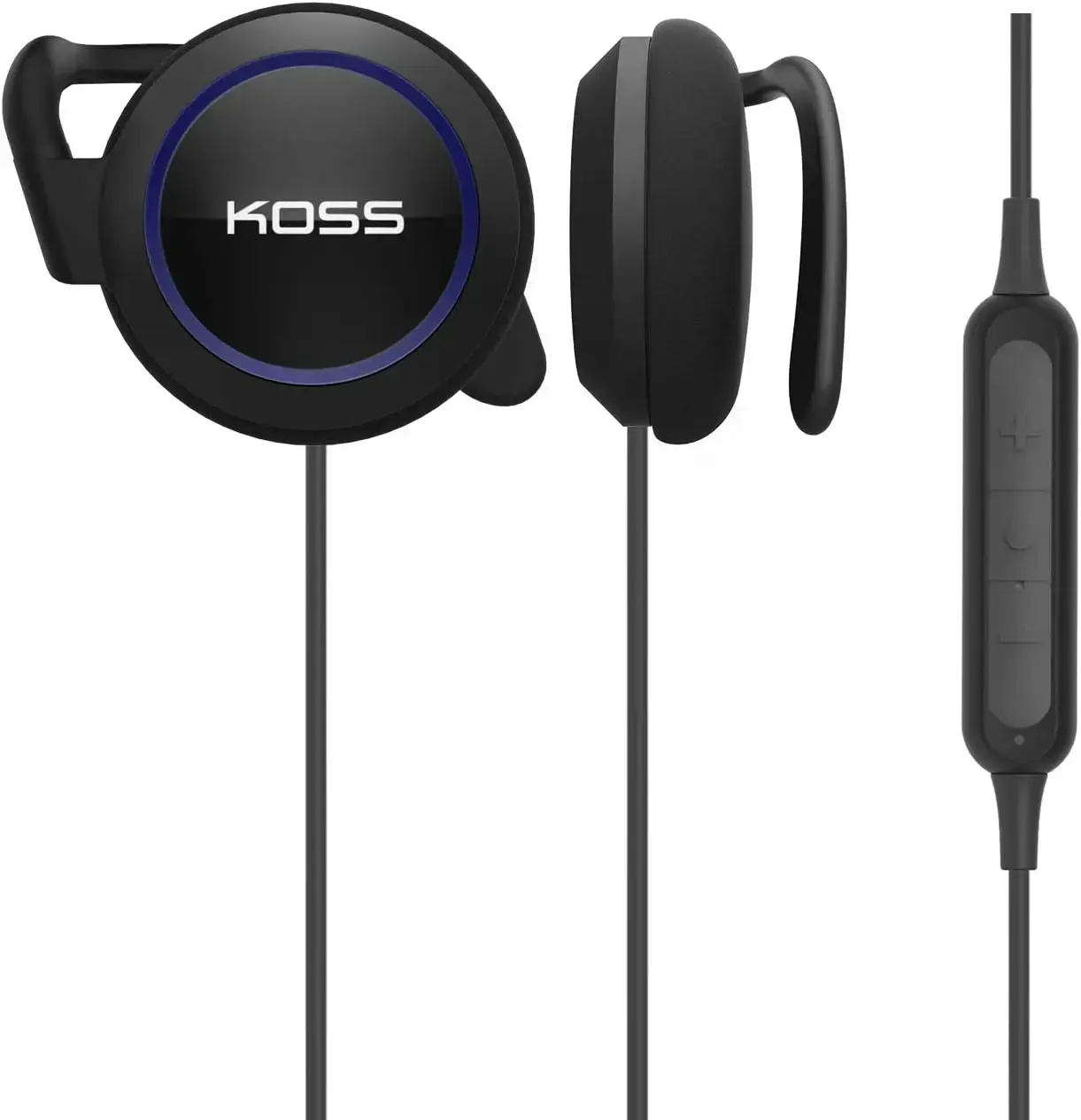 "Koss" ausinės BT221i su mikrofonu, belaidės, juodos spalvos