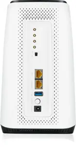 Zyxel FWA510, "Wi-Fi 6" (802.11ax), trijų dažnių (2,4 GHz / 5 GHz / 5 GHz), Ethernet LAN, 5G, juodas, baltas, stalinis maršrutizatorius