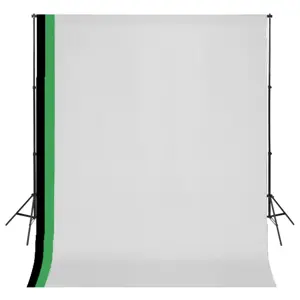 Fotostudijos kompl. su 3 medviln. fonais ir regul. rėmu, 3x3m