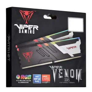 PATRIOT VIPER RGB VENOM 32GB DDR5 KIT 2X16GB 6400Mhz CL32-40-40-84 1.4V