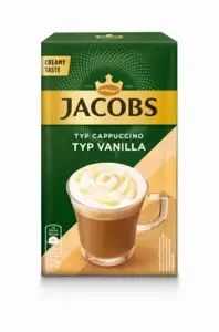 Kavos gėrimas JACOBS Cappuccino Vanilla, 96 g