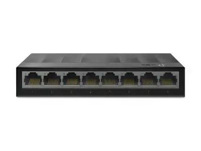 TP-LINK LiteWave 8 prievadų gigabitinis stalinis komutatorius 8 gigabitiniai RJ45 prievadai Stalinis plastikinis korpusas
