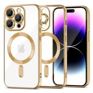 "Tech-Protect" dėklas MagShine MagSafe "Apple iPhone 15 Pro", auksinis