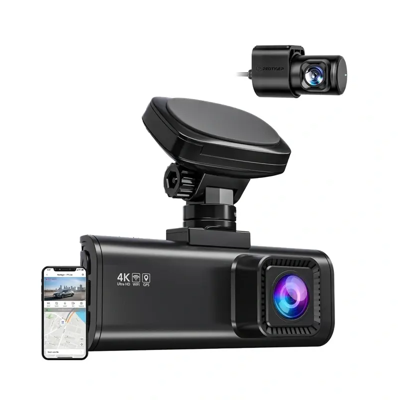 REDTIGER F7N Pro WiFi 4K + 1080p Dash Cam
