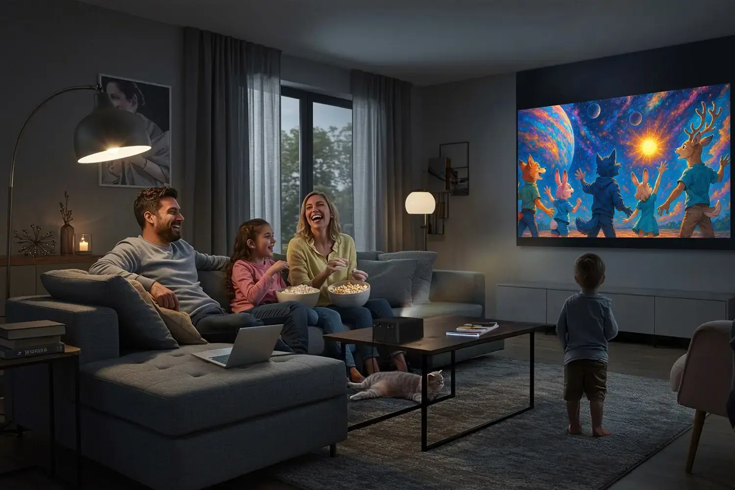 Optoma Photon Life PK32 Standard throw projector 1100 ANSI lumens DLP UHD 4K (3840x2160) 3D Black