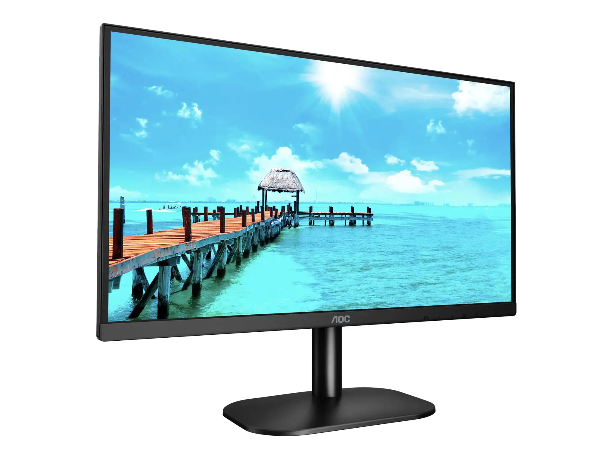 Monitorius AOC B2 24B2XH/EU, 60.5 cm (23.8"), 1920 x 1080 pixels, Full HD, LED, 4 ms, Black