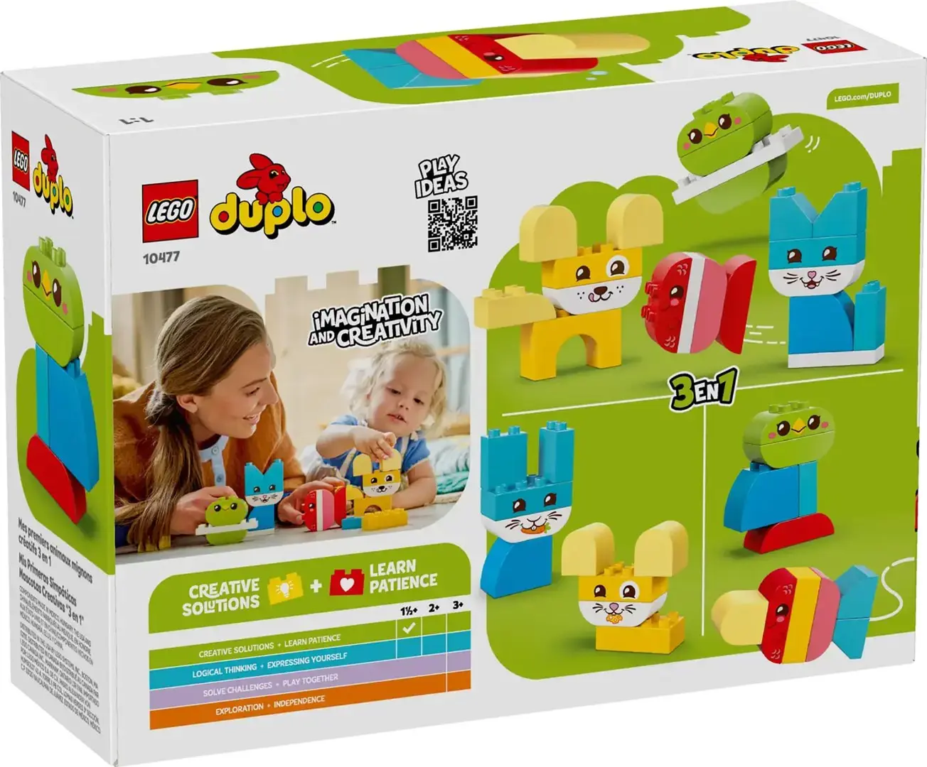 LEGO DUPLO 10477 3 in 1 Creative Cute Pets