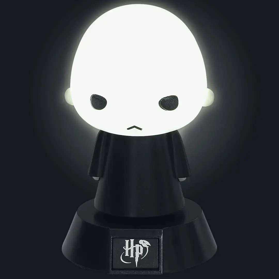Paladone VOLDERMORT kūdikių naktinė lemputė Laisvai pastatoma juoda balta