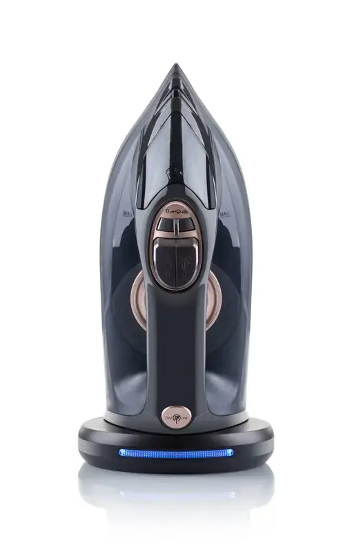 ETA Iron Kiara ETA127690000 Belaidis garų lygintuvas, 2200 W, vandens bakelio talpa 220 ml, nepertraukiamas garų srautas 40 g/min, juodas