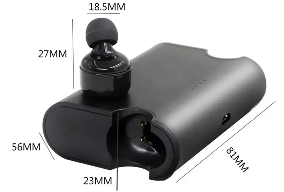 Platinet ausinės "Bluetooth Sport PM1080", juodos (43892)