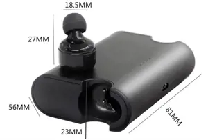 Platinet ausinės "Bluetooth Sport PM1080", juodos (43892)