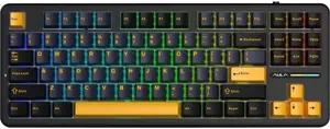 AULA Gasket F87 Thunder Black GrayWood RGB Keyboard