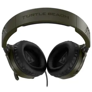 "Turtle Beach Recon 70 Green Camo" žaidimų ausinės - "Camo Green", laidinės, žaidimų, 20 - 20000 Hz, 485,3 g, ausinės, juodos, žalios