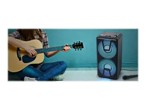 "Muse Party Box" garsiakalbis M-1820 DJ 150 W, "Bluetooth", belaidis ryšys, juodas