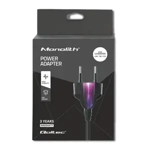QOLTEC MAITINIMO ŠALTINIS LG MONITORIUI 40W | 19V | 2.1A | 6.5*4.4 | + MAITINIMO KABELIS