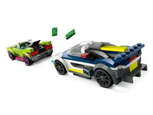 LEGO CITY 60415 POLICE CAR AND MUSCLE CAR CHASE